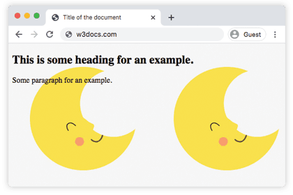 Proprietà CSS background-repeat con il valore repeat che affianca l'immagine nella pagina